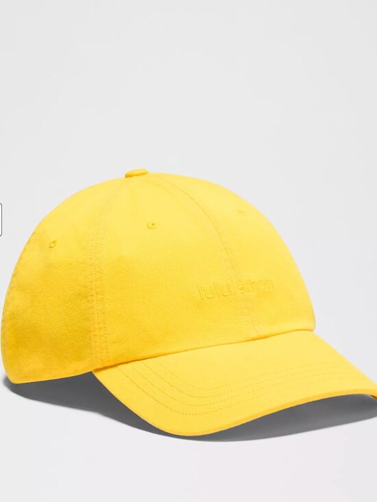 lululemon athletica Accessories - Lululemon NWT Classic Ball Cap Wash S/M Dilute Wash Lemon Lush